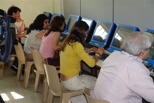 Aula de Informática en Centro Penitenciario Villabona