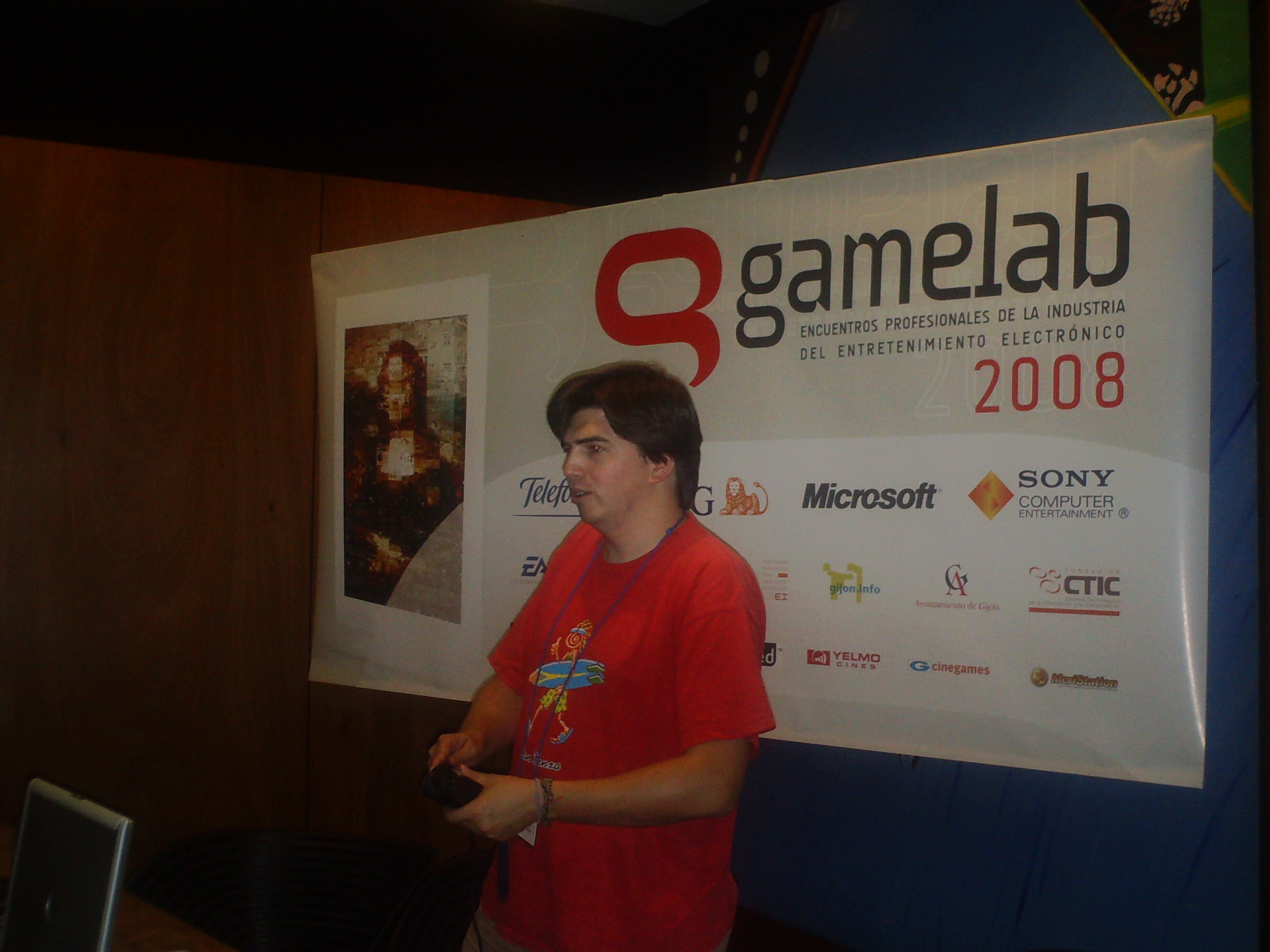 Unai Landa, Digital Legends, en Gamelab 2008. Gijón